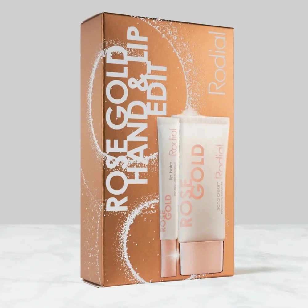 RODIAL Rose Gold Hand & Lip Edit $76 Value NIB